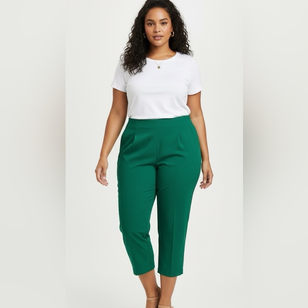 Unique vintage emerald green pant size 5x